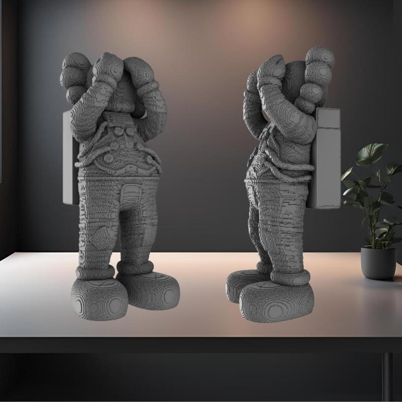Voxel KAWS Holiday Space - Pixel Art (Multiple Detail Levels)