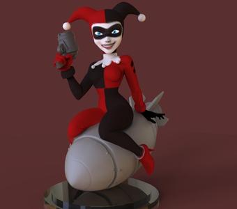 Harley Quinn Pin Up