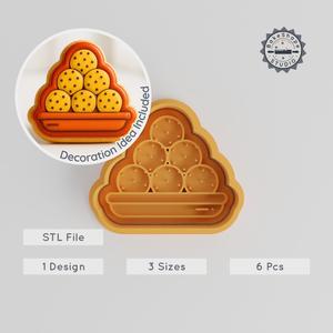 Sweet Treats, Food Shape Cutter & Stamp Set, Perfect for Cookies & Fondant, 6-Piece Collection, S/M/L Sizes