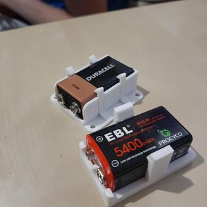 9V battery Holder (Multiple Designs)