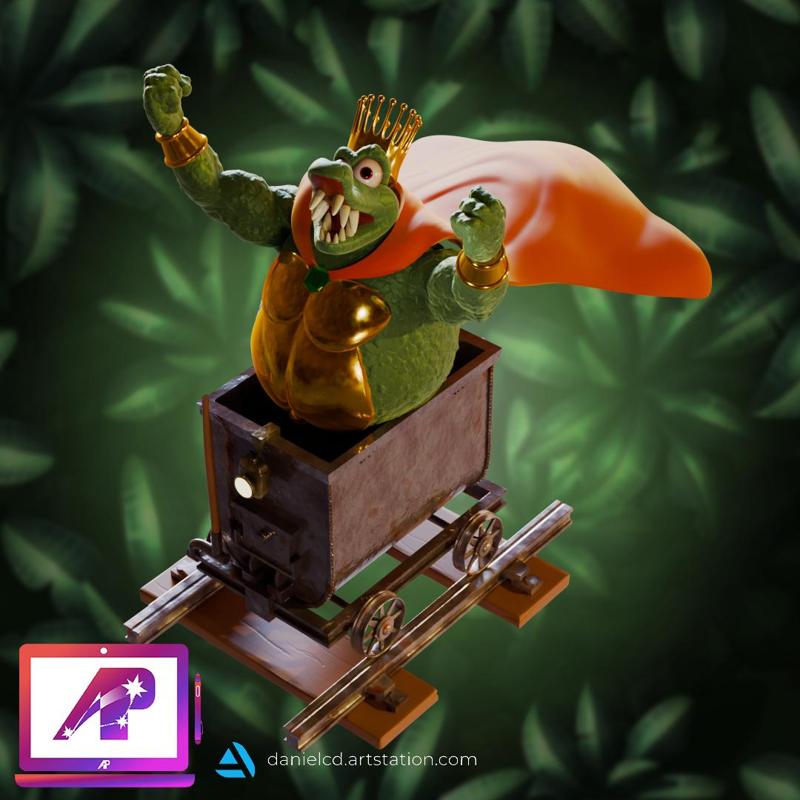 DK64 King K Rool cover art