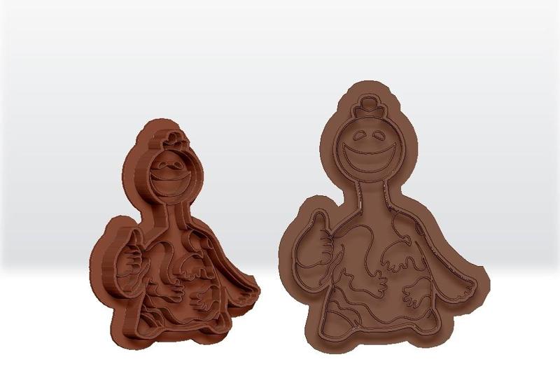 Doey the doughman Cookie cutter STL 3D Model Poppy Playtime