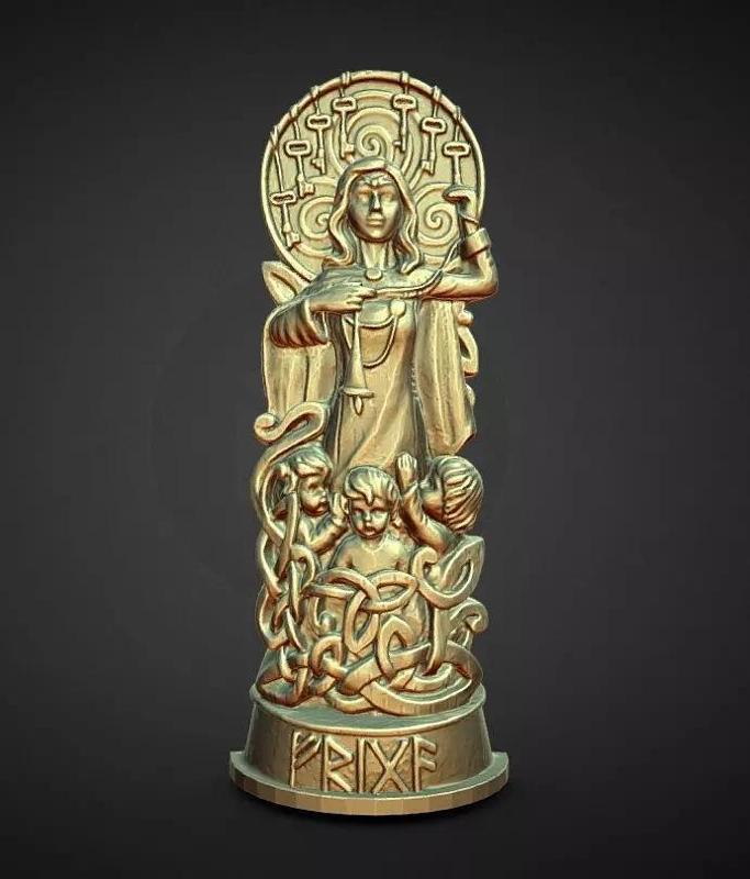 Queen Freyja statue Goddess of Marriage