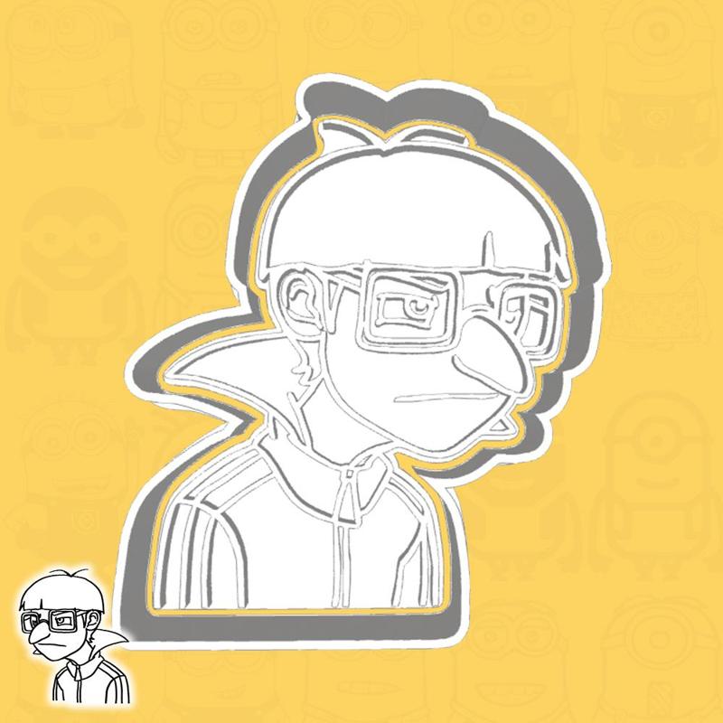 Minions / Despicable Me cookie cutters - Vector (style 1)