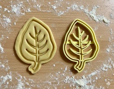 Leaf Cookie Cutter 3D Print Model