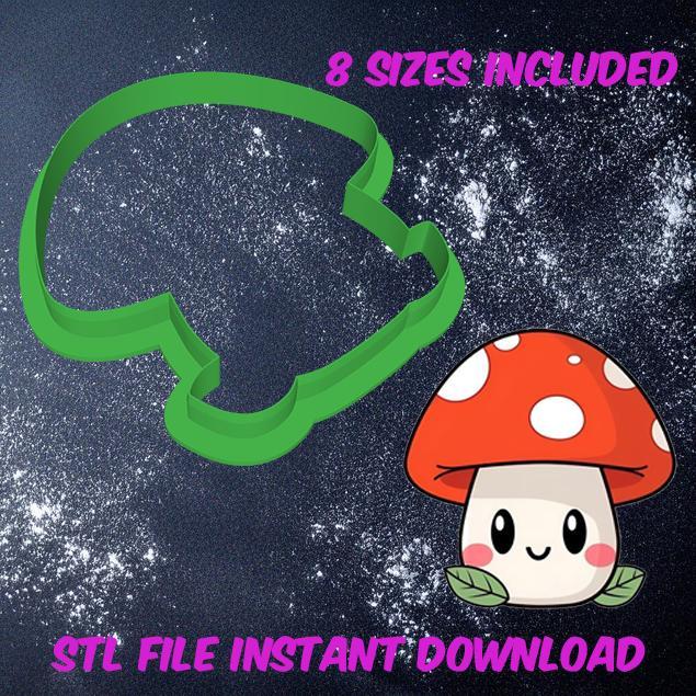 Mushroom cookie cutter