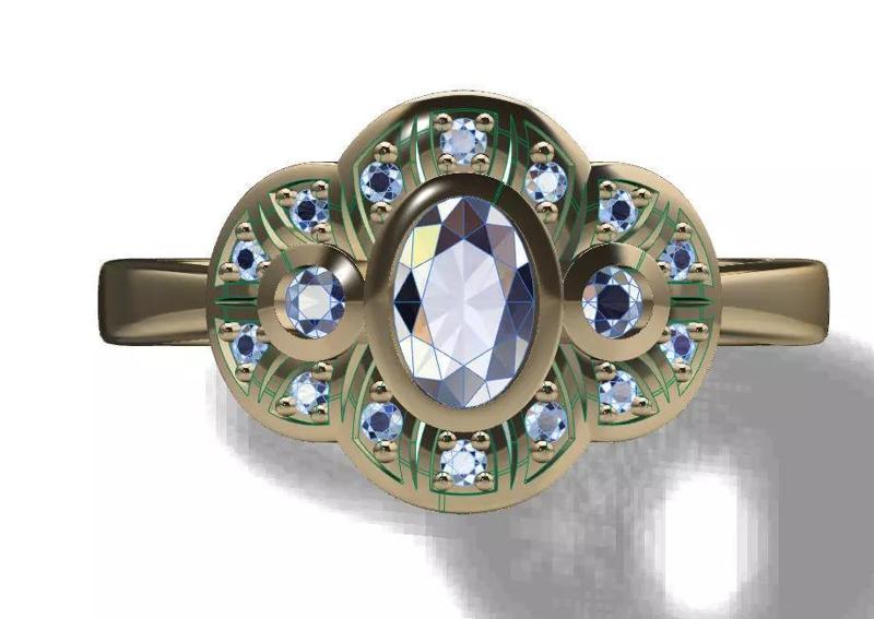 Ring solitare