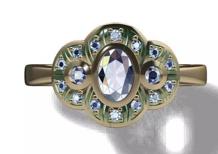 Ring solitare