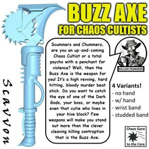Killian Teamaker Presents: Chaos Cultist Buzz Axe