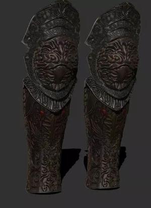 VARGRAM THE RAGING WOLF LEG ARMOR COSPLAY 3D PRINT HIGH DETAIL