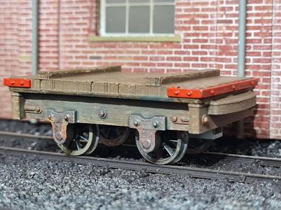 Narrow Gauge 0-16.5 On30 7mm scale bolster wagon