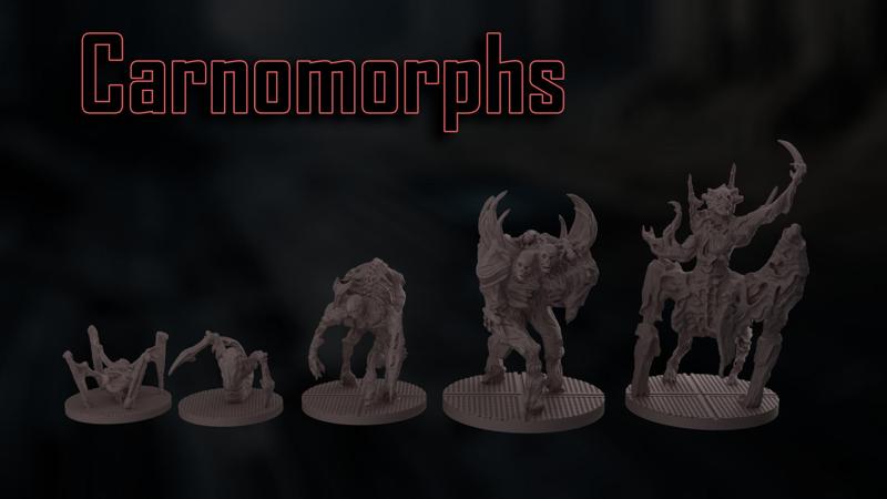 flesh aliens for boardgame