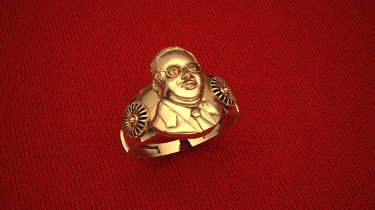 Dr babasaheb 3d ring