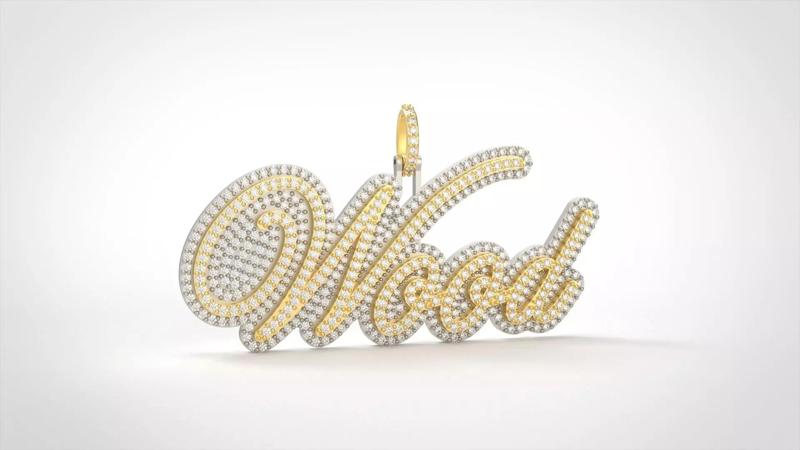 Model 727 Necklace Diamond Pendant