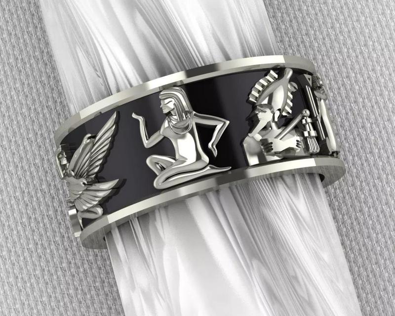 wedding ring man Egyptian  pharaonic