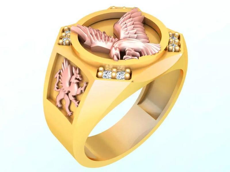 Eagle Ring - Mens Ring - N577
