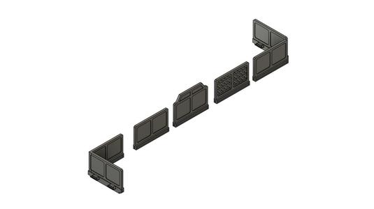 Catwalk modular wall kit - Standard