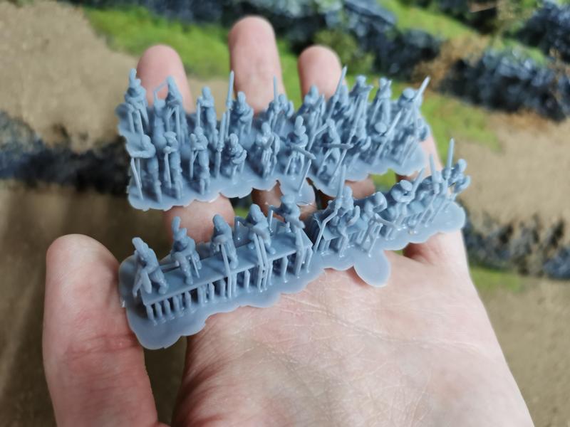 Empire soldiers swords and spears 10 mm warmaster