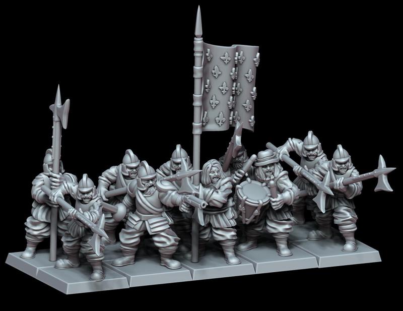 Regiment of halberdiers