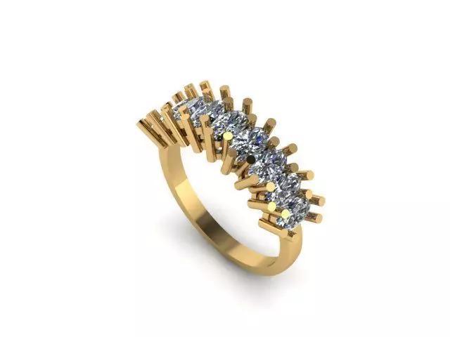 DIAMOND oval ring jewelry for woman