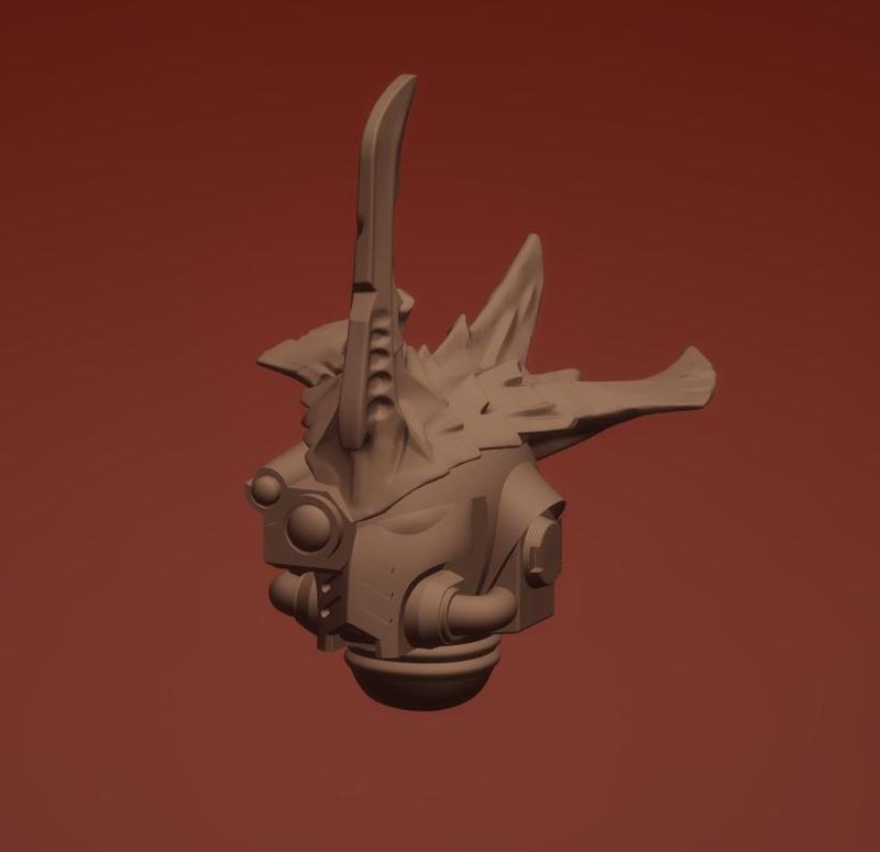 Tyranid Space Marine Helmet