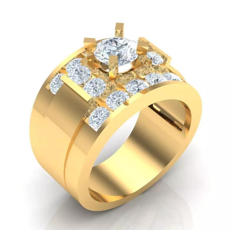 Diamond Man Ring Jewelry 1MR036