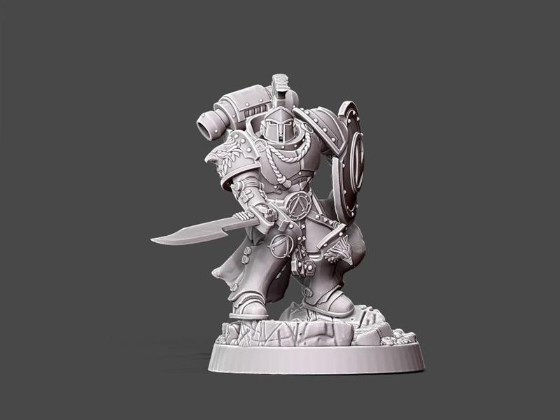 Spartan in heavy armor