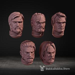 Legendary Heroes Heads x5