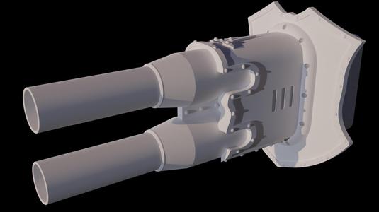 Tall Dominion Crusader Rapid Battle Cannon Upgrade