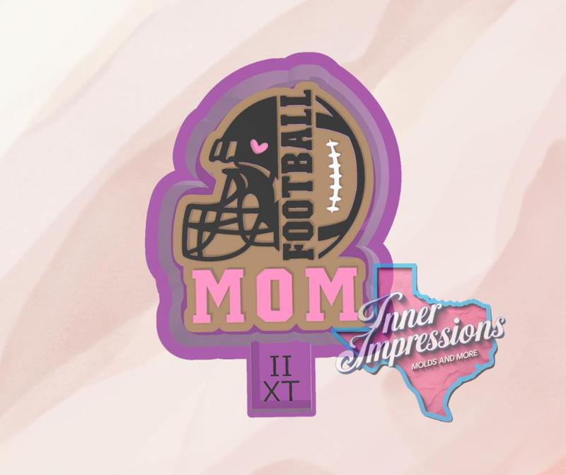 Football Mom Freshie Mold