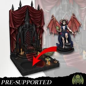Vampire Scenery [PRE-SUPPORTED] Diorama