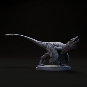 Velociraptor sneaking up1-20 scale pre-supported dinosaur
