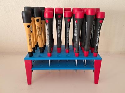 Parametric screwdriver stand