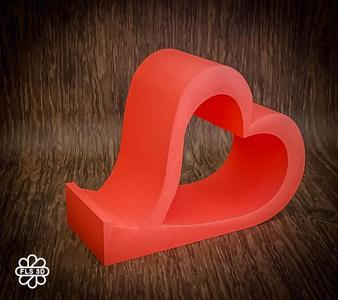 Heart-Shaped Phone Stand with Modern Design