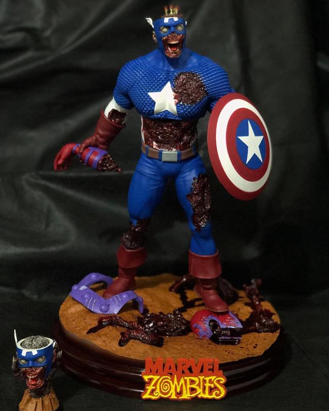 Colonel America Marvel Zoombies 3d Printable Fanart pm me for discount