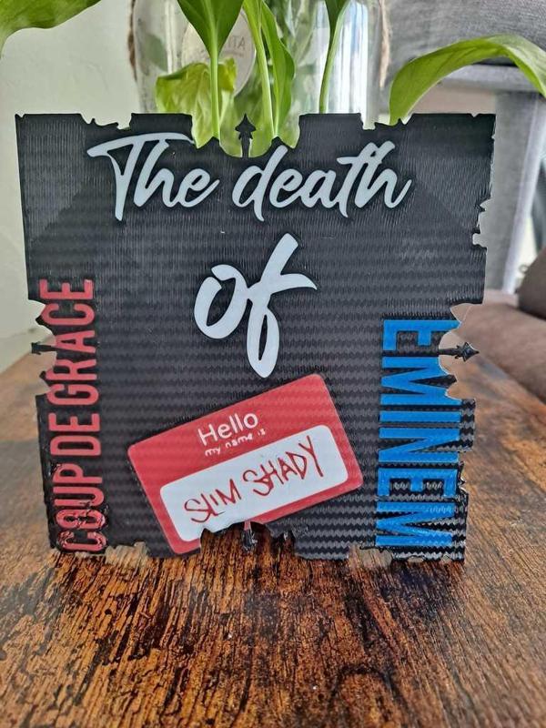 the death of slim shady fan art