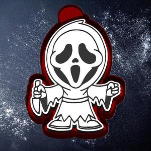 Ghostface With Knife Freshie Mold