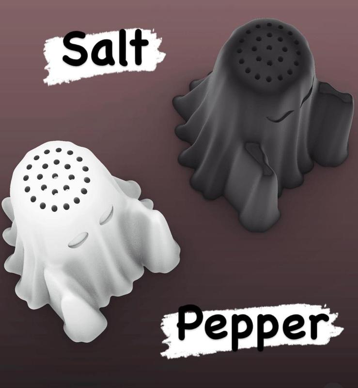 Ghost Salt and Pepper Shakers - Ghost Salt and Pepper Shakers