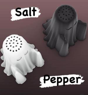 Ghost Salt and Pepper Shakers - Ghost Salt and Pepper Shakers