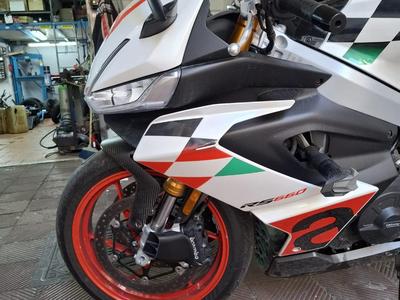 aprilia rs 660 brake air conveyor LEFT sinistro 