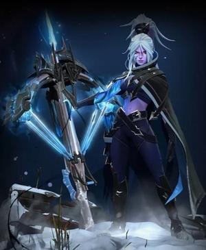 Drow ranger crossbow arcana skin for cosplay