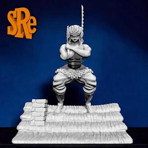 Inosuke without mask Diorama - Demon Slayer