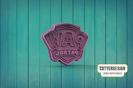 Paw Patrol Paw Patrol Canine Patrol Cookie Cutter Logo