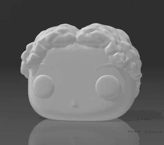 Curly Hair funko male