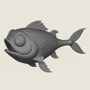 Fish 08 Print Ready 3D Model