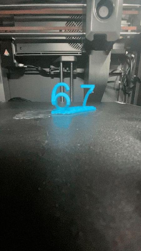 67 and 41 illusion