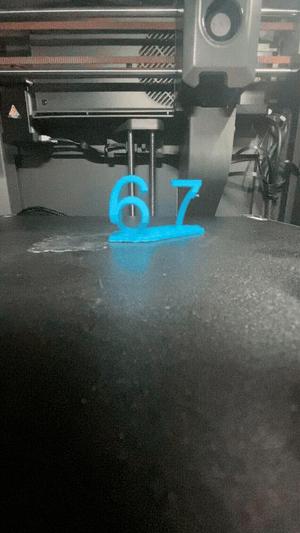 67 and 41 illusion