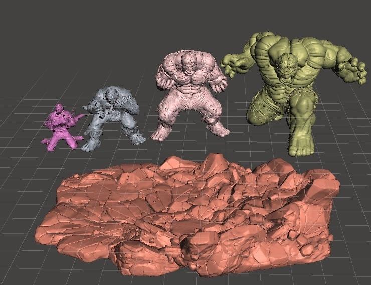 Hulk Diorama