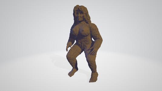 FEMALE BIGFOOT SASQUATCH YETI TWERK
