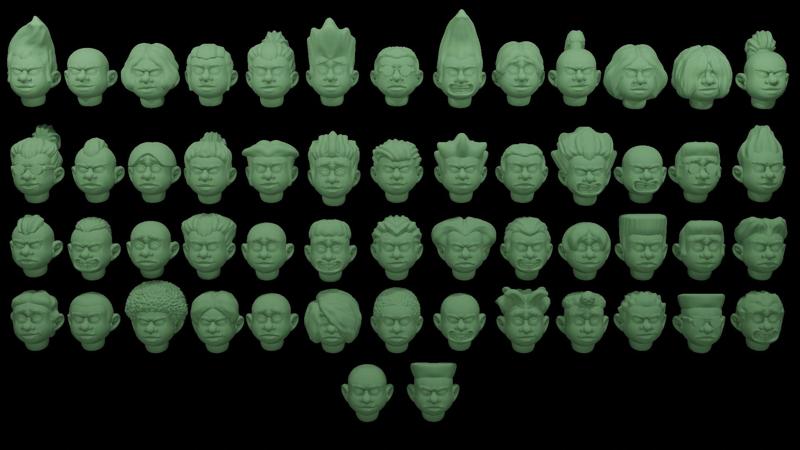 Jungle Spacelings Vol.1 - Heads